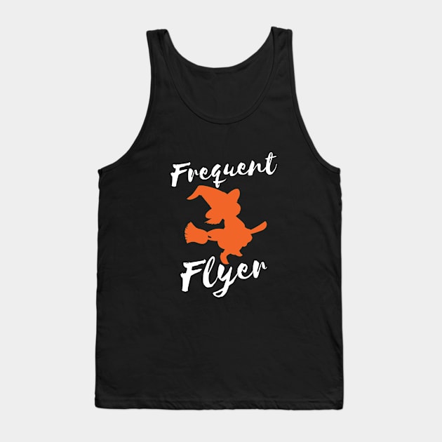 Frequent Flyer Funny Halloween Tank Top by RedYolk